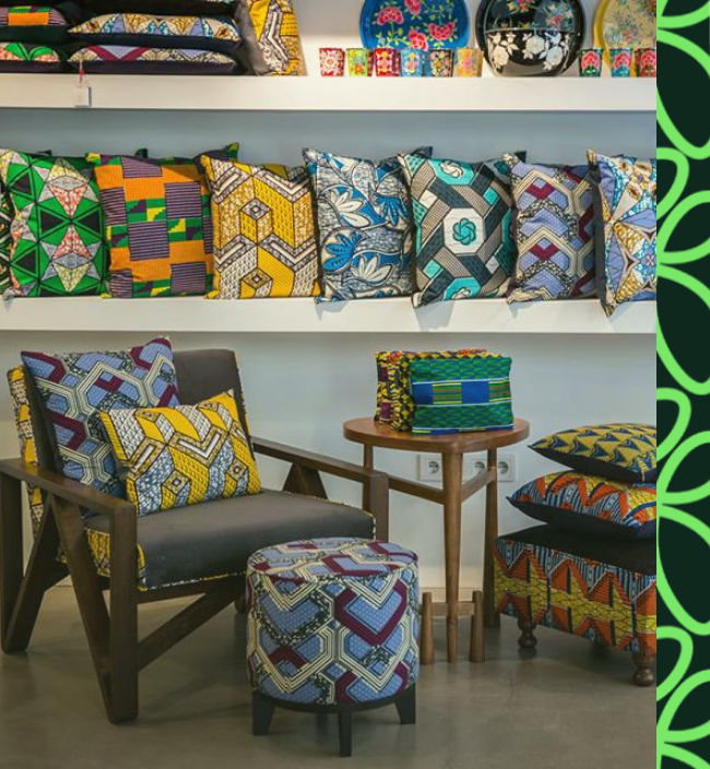 Vendors showcasing travel products