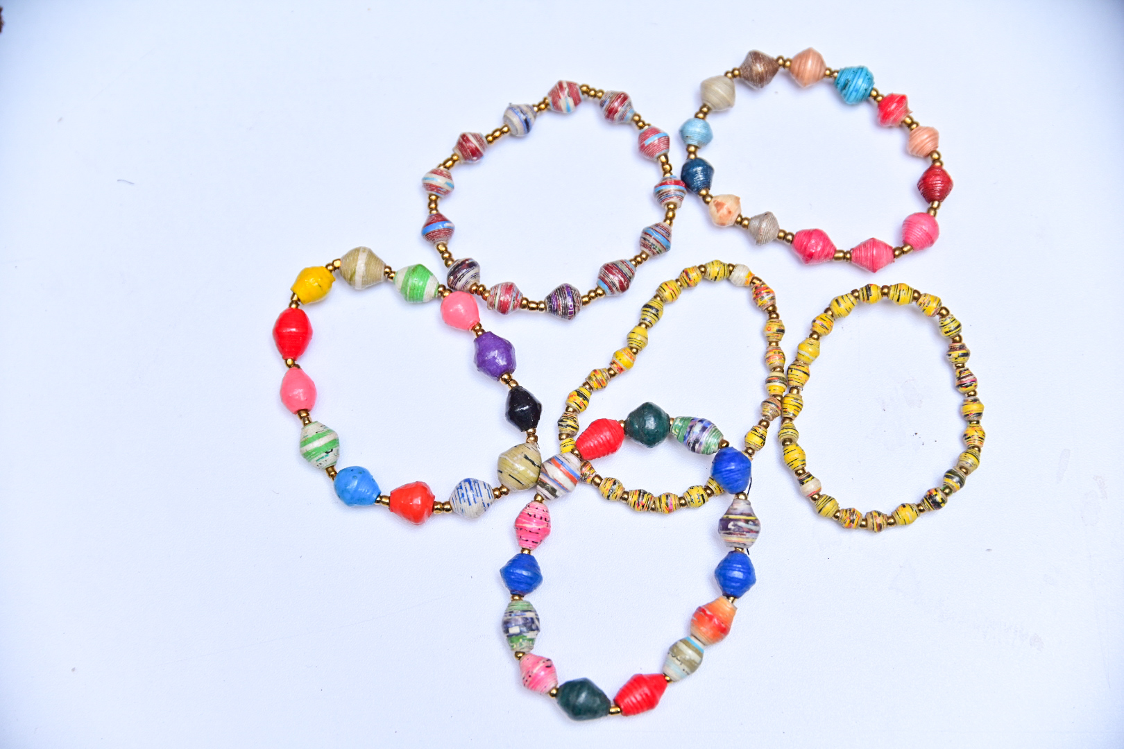 Equator Rainbow Bead Bracelets
