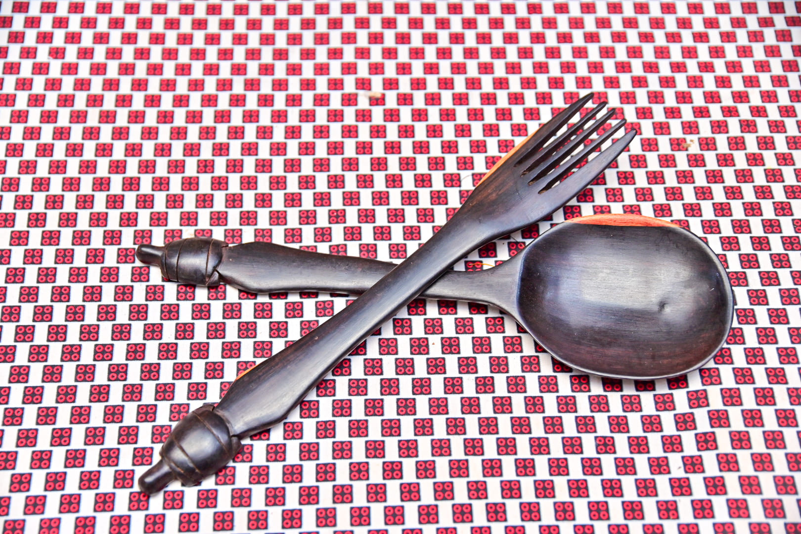 Hand-Carved Wooden Cutlery Set