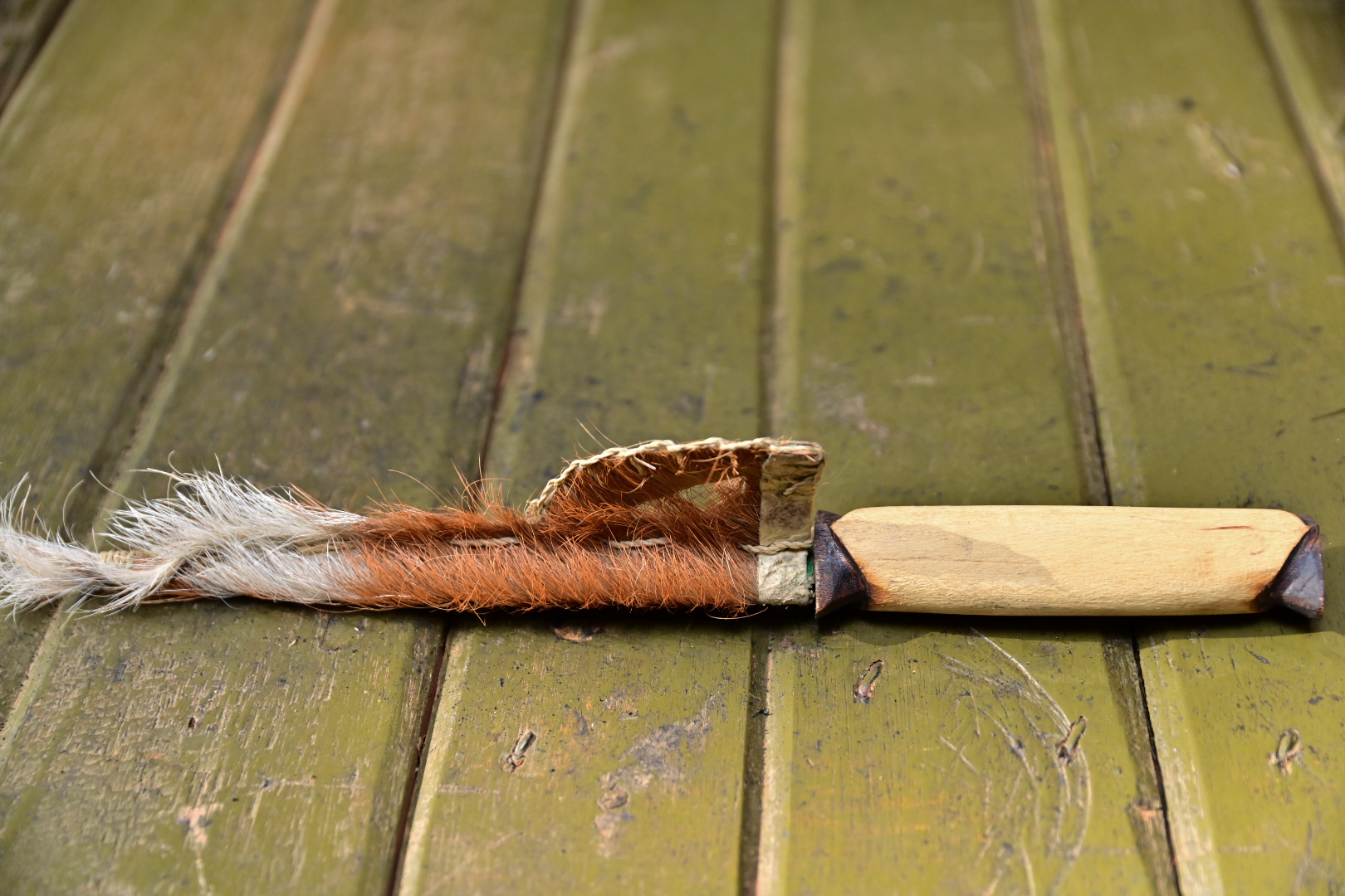Traditional Ugandan Knife with Hide Sheath
