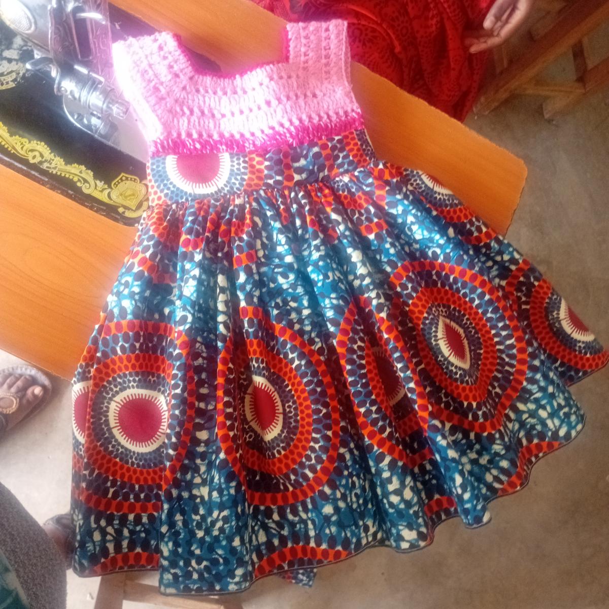 Handcrafted Toddler Girls Dress