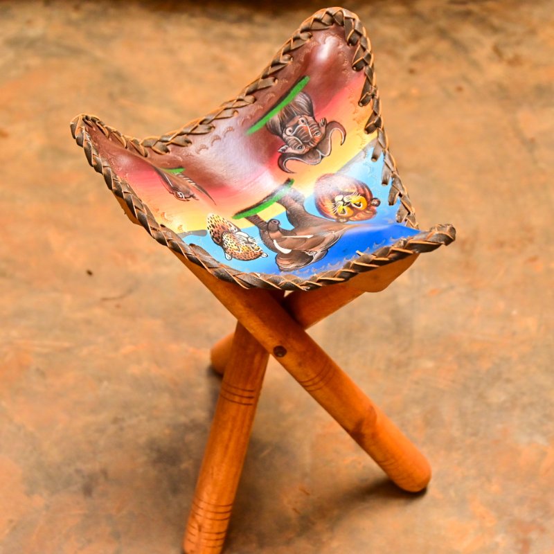 African foldable mobile Stool