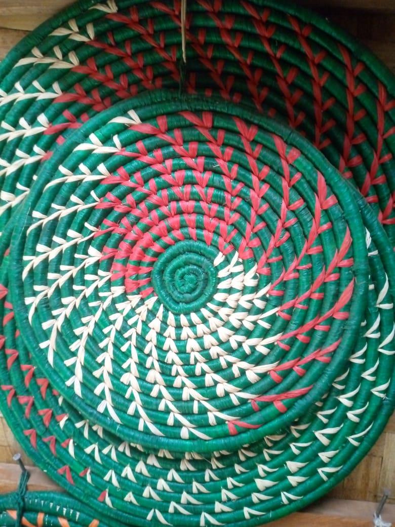 African Woven Wall Plate(3)
