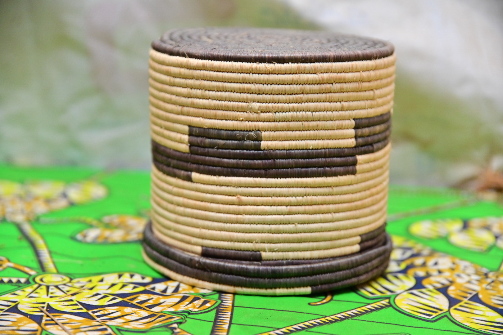 Handwoven Batwa Traditional Basket