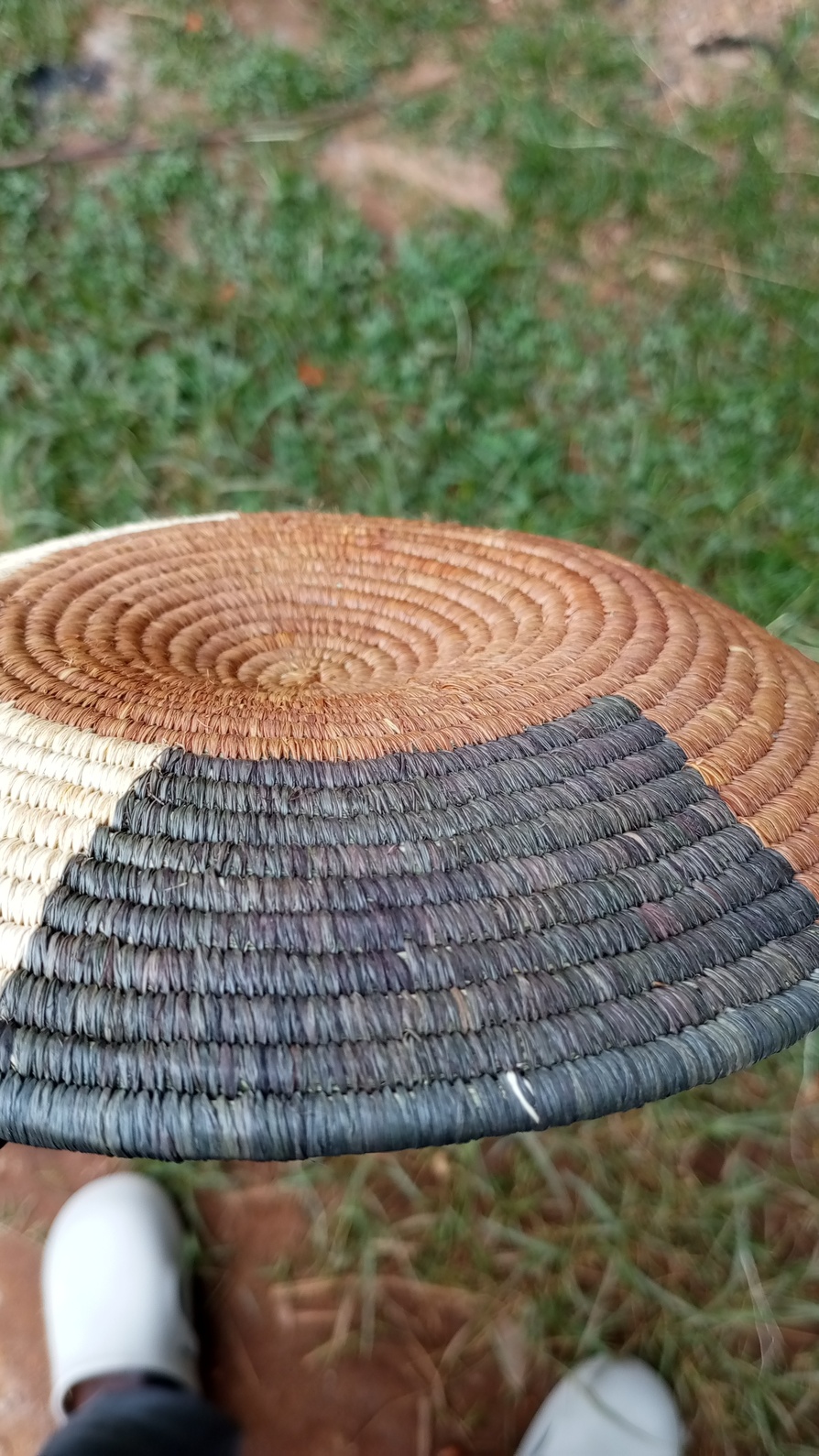 African handcraft basket