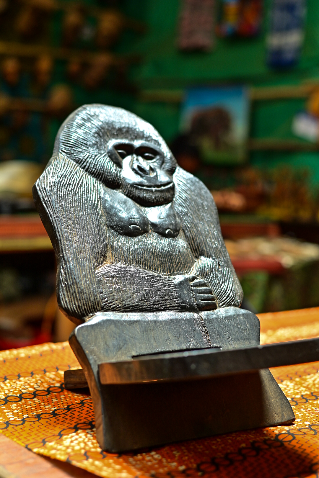 Flat Gorilla Figurine