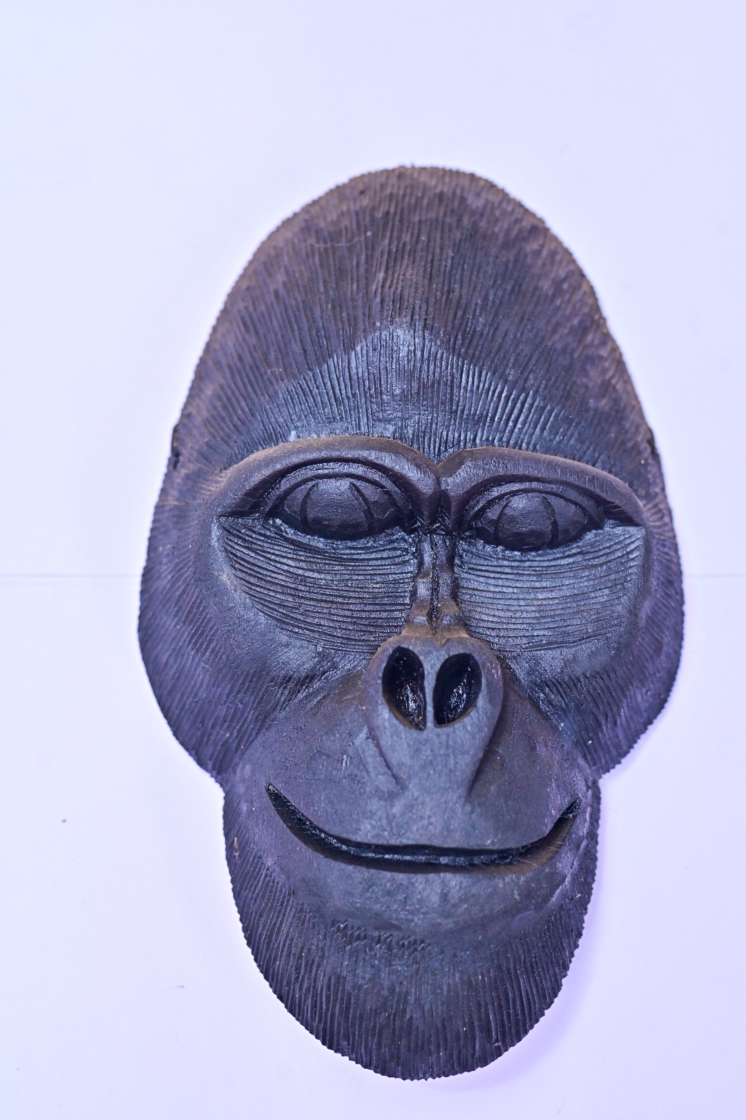 Wooden Gorilla Face Mask